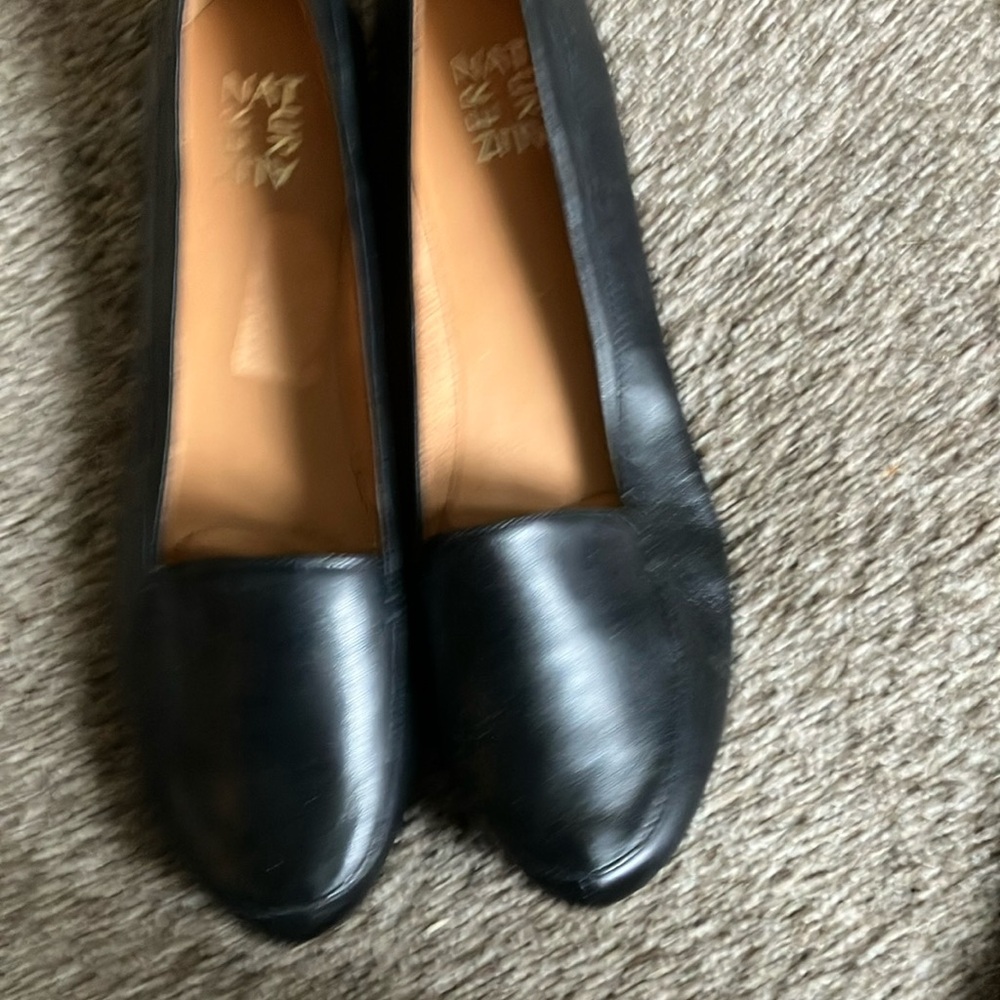 Women's Black Leather Shoes